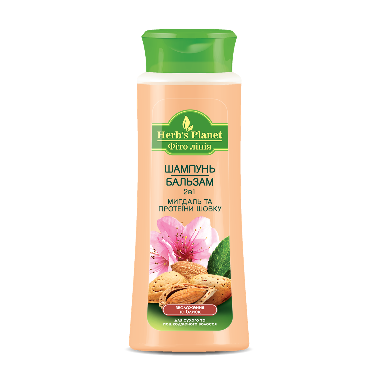 Шампунь-бальзам 2в1 Фито линия Миндаль и протеины шелка 240 мл