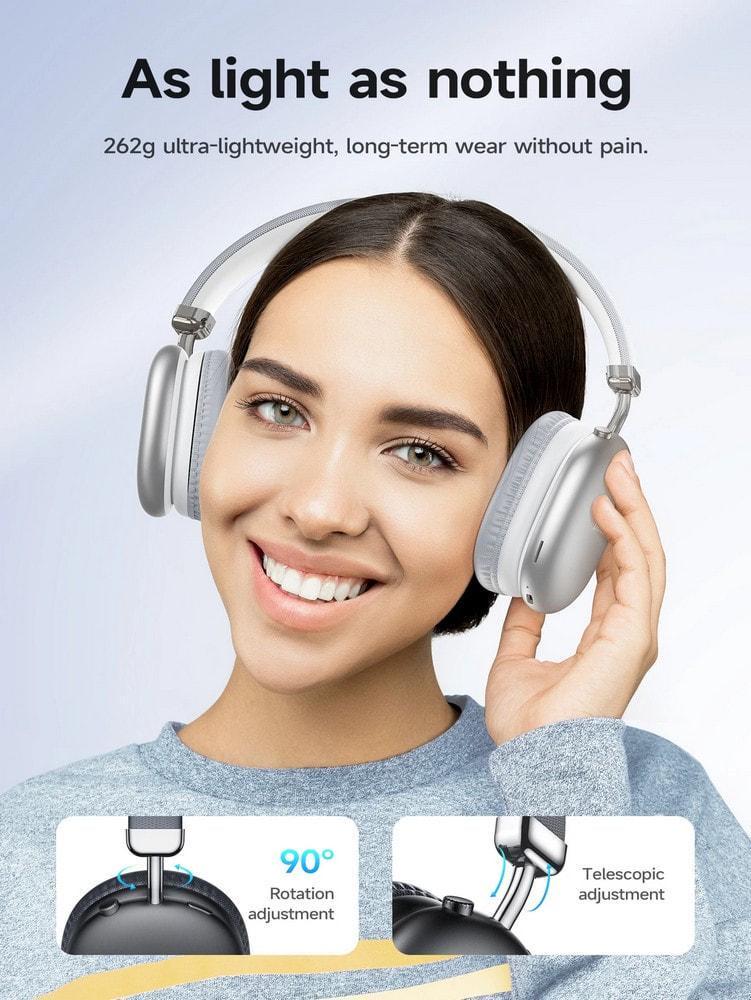 Гарнитура стерео Bluetooth Hoco W35 Max Silver (37764) - фото 3