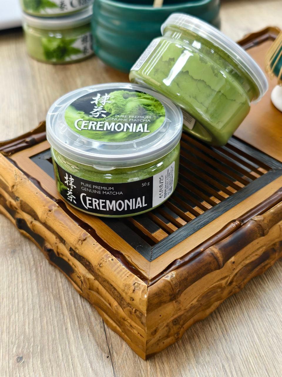 Чай зелений Ceremonial Grade Матча японський в банці 50 г (OS-MATCHA-M4) - фото 3