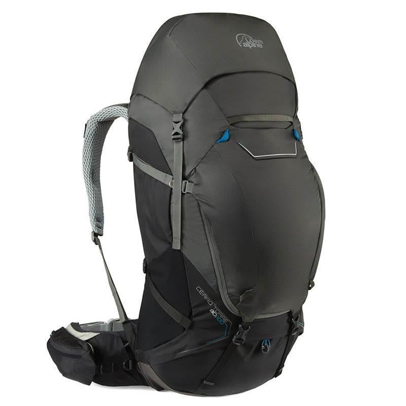 Туристический рюкзак Lowe Alpine Cerro Torre 80:100 л L/XL Black/Greyhound (LA FBQ-02-BL-80-L)