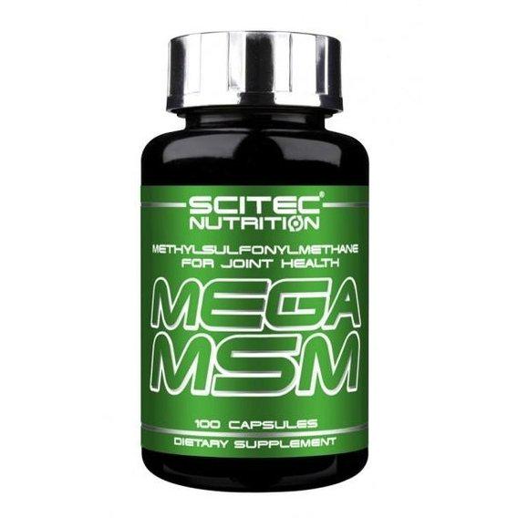 Хондропротектор для спорта Scitec Nutrition Mega MSM 100 Caps