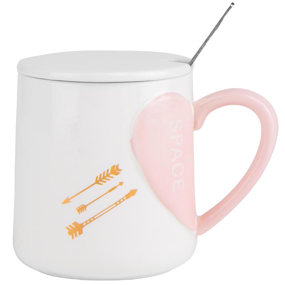 Набор кружок керамическых Elisey Elegant 1 350 мл 4 шт. Белый (18902-019)