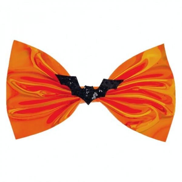 Декор на Хэллоуин Seta Заколка Бант с летучей мышью (19-994-OR-BLK)