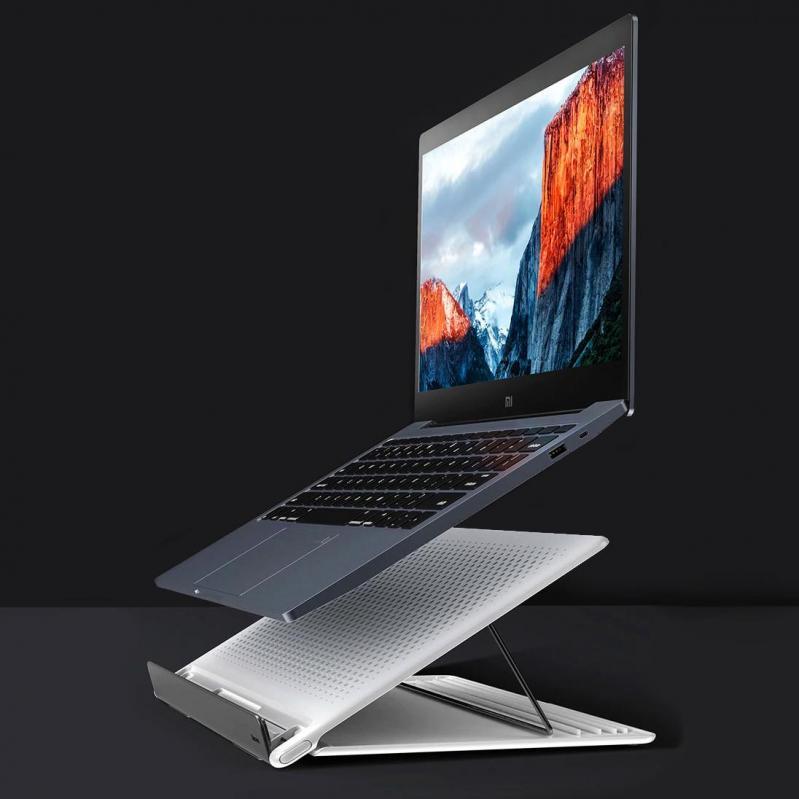 Подставка под ноутбук Baseus Let''s go Mesh Portable Laptop Stand SUDD-2G White/Gray - фото 2