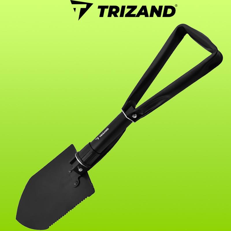Лопата саперная туристическая Trizand 23830 складная металлическая со штыком и чехлом 3в1 60 см Черный - фото 9 Лопата саперная туристическая Trizand 23830 складная металлическая со штыком и чехлом 3в1 60 см Черный - фото 9