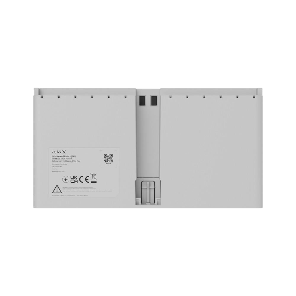 Батарея перезарядная Li-ion для установки в EN54 Ajax EN54 Internal Battery 24h White Батарея перезарядная Li-ion для установки в EN54 Ajax EN54 Internal Battery 24h White