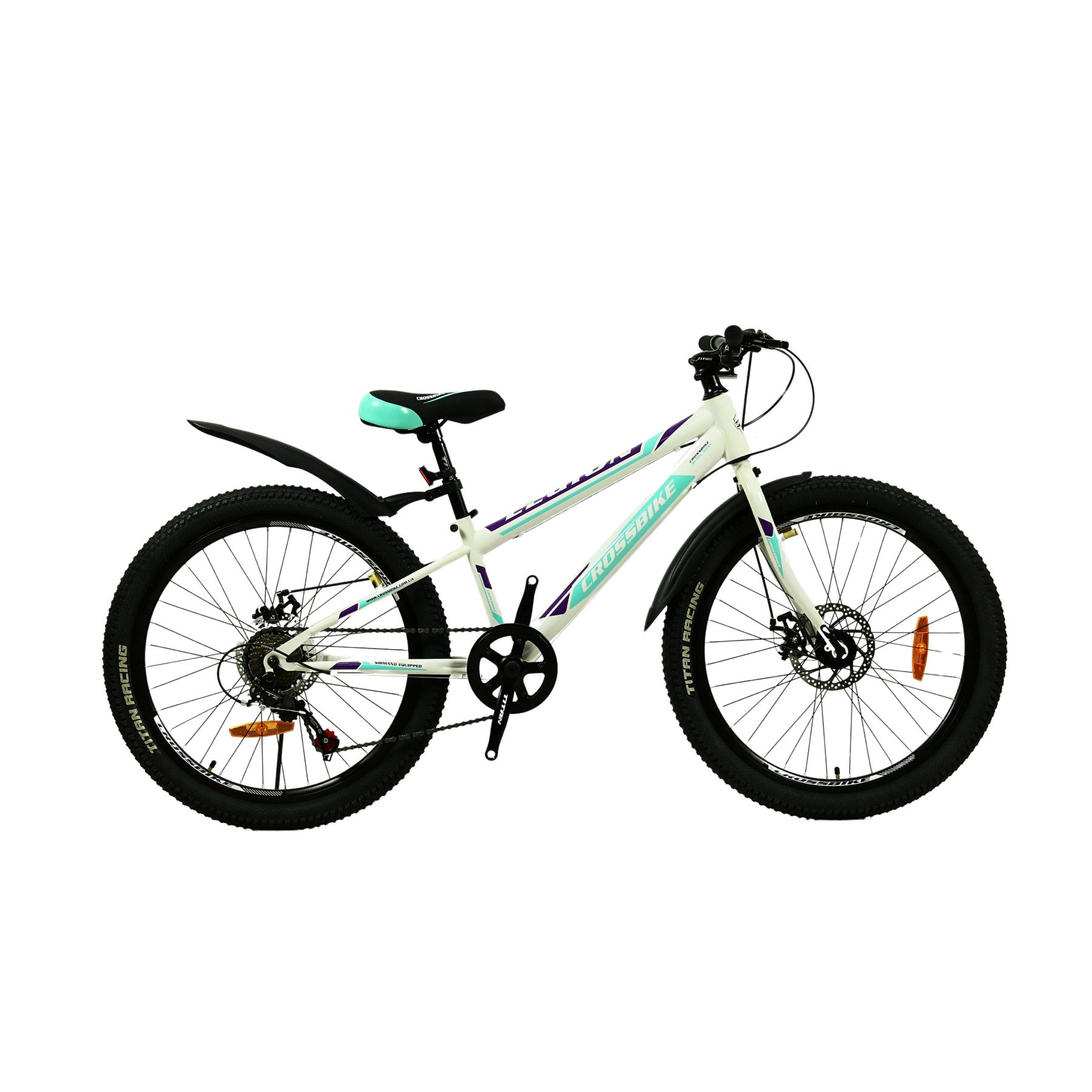 Велосипед Crossbike Legion 2024 24" 11" White/Purple