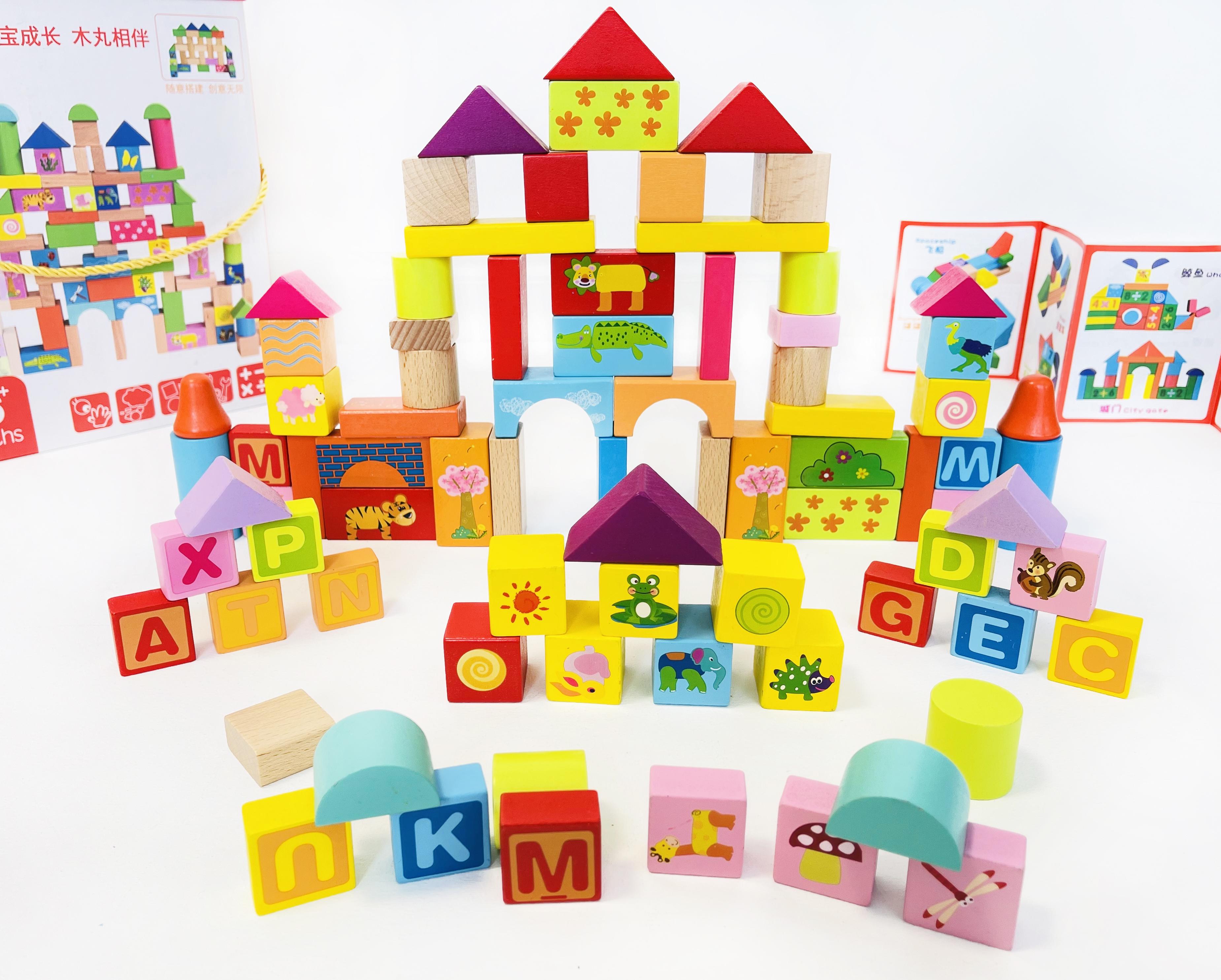 Детская деревянная развивающая игрушка конструктор город Oray - фото 7 Детская деревянная развивающая игрушка конструктор город Oray - фото 7