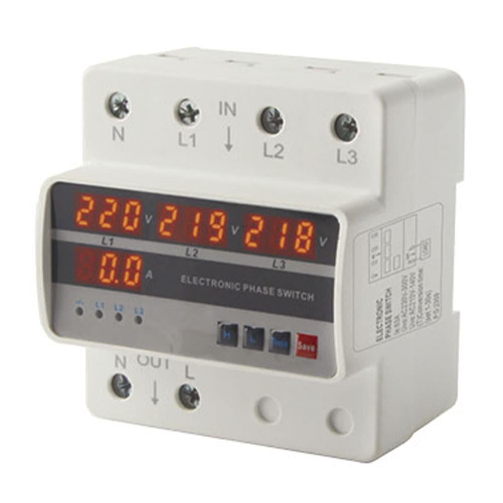 Перемикач фаз автоматичний TAKEL SD35VA-3 модульний 63A