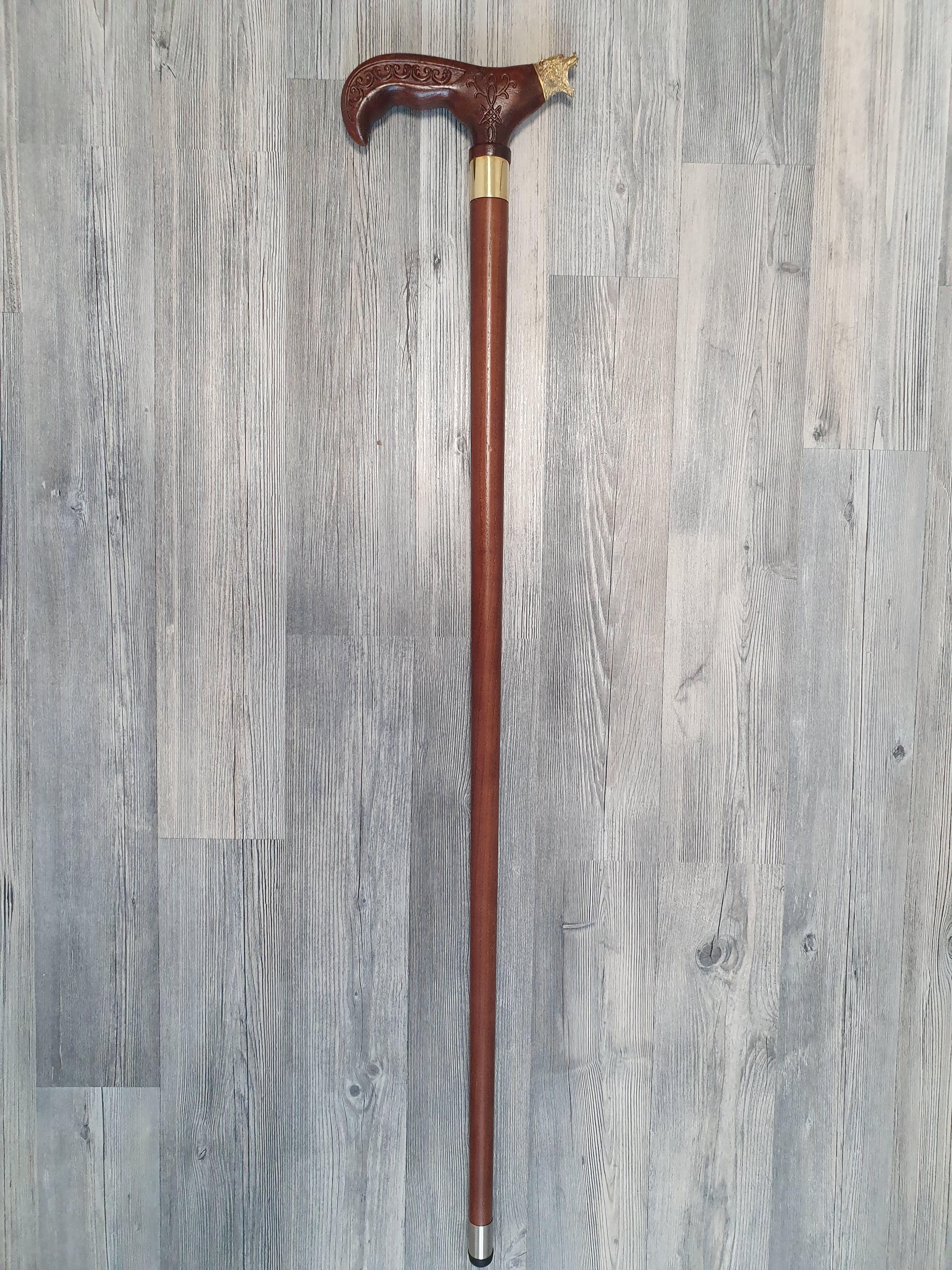 Тростина для ходьби Ведмідь ручна робота (1217) - фото 4