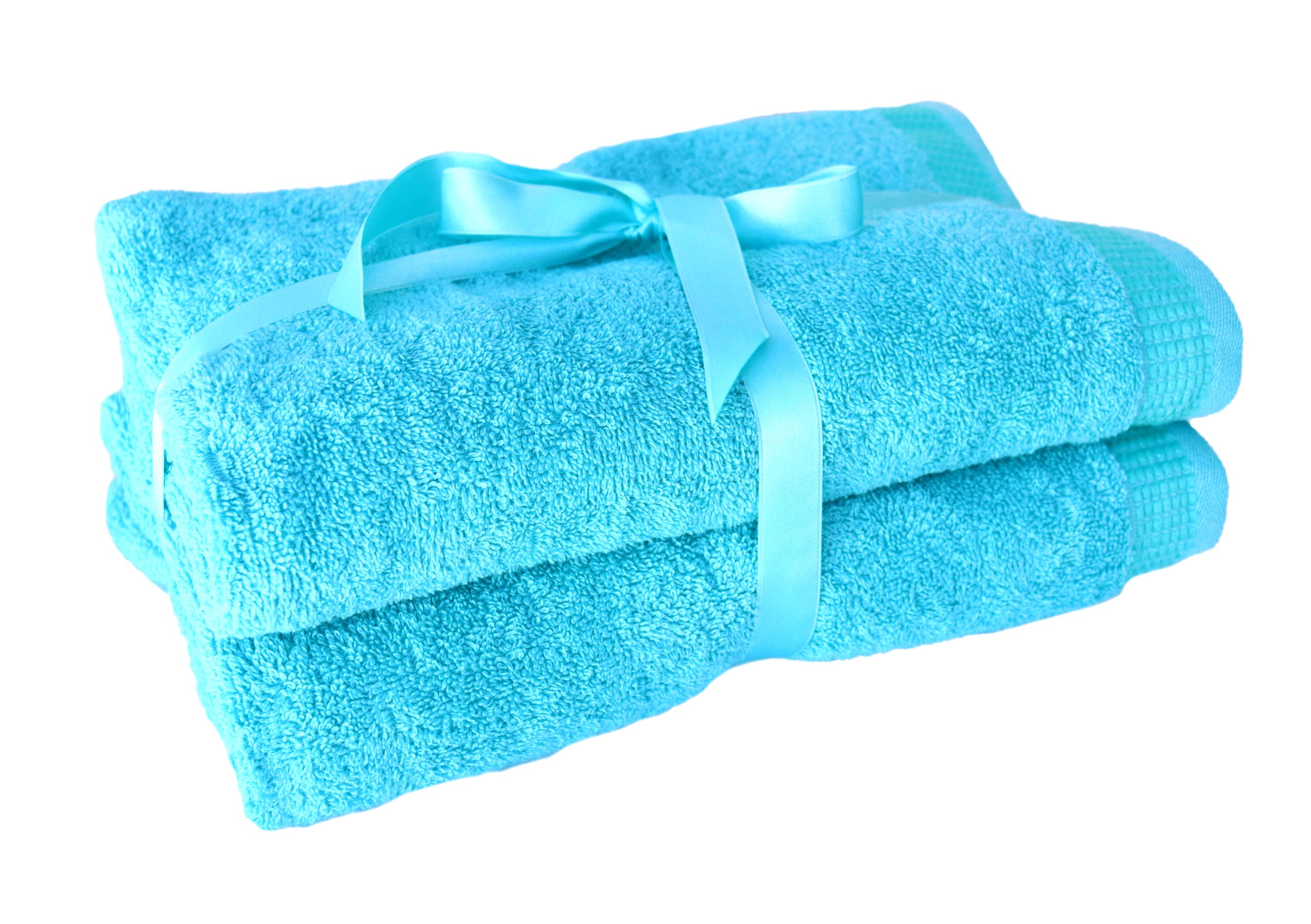 Набор полотенец Squares 70х140 из 2 шт. Ментоловый (2200000609144)