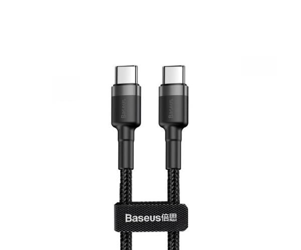 Кабель Data Baseus Cafule CATKLF-HG1 Type-C-Type-C QC3,0 PD 2,0 2 м Black