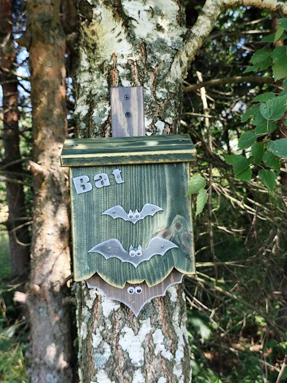 Дом для летучих мышей Сибелла подвесной 30х20х6,5 см Темно-Зеленый - фото 3 Дом для летучих мышей Сибелла подвесной 30х20х6,5 см Темно-Зеленый - фото 3