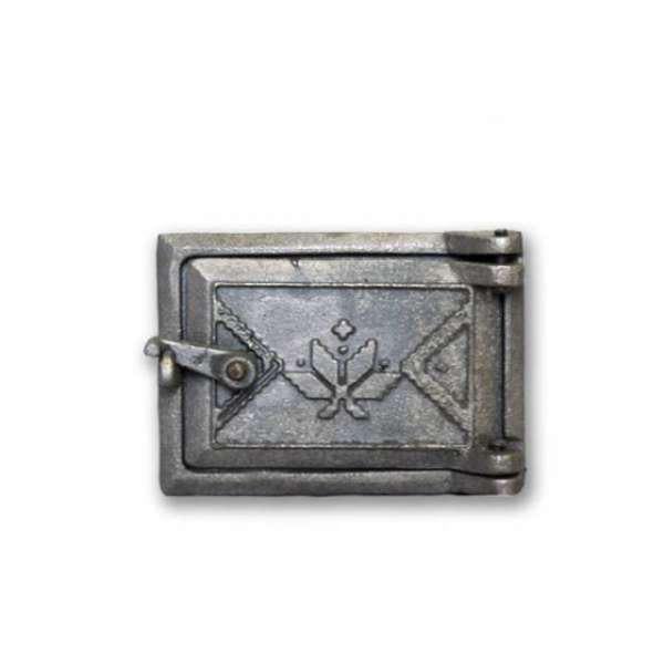 Дверца чугунная Булат  "Вишиванка" прочистная 160х125 мм