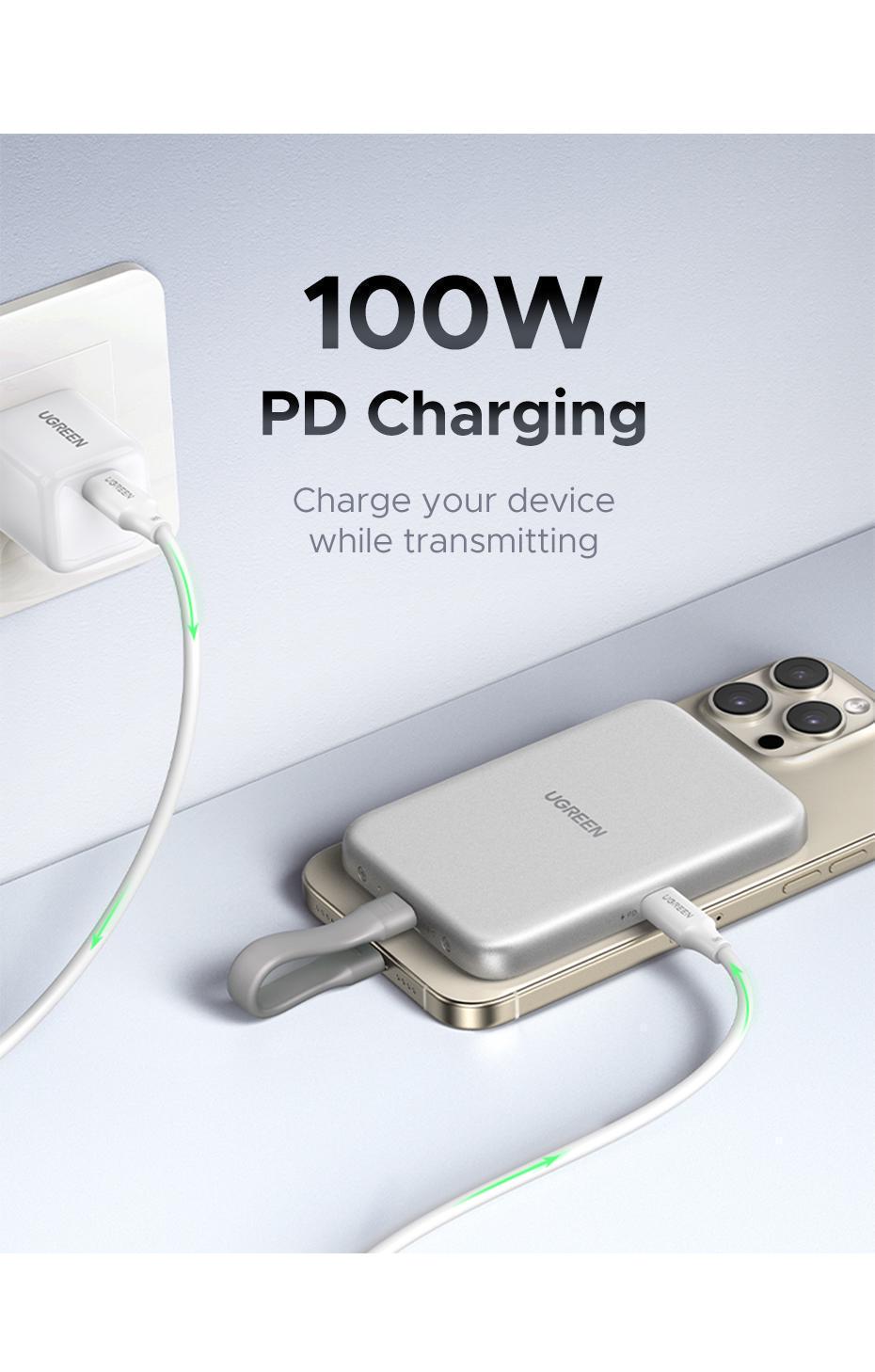 Кишеня зовнішня Ugreen 10 гбіт/с 100 Вт алюмінієвий Сріблястий (55151) - фото 8 Кишеня зовнішня Ugreen 10 гбіт/с 100 Вт алюмінієвий Сріблястий (55151) - фото 8