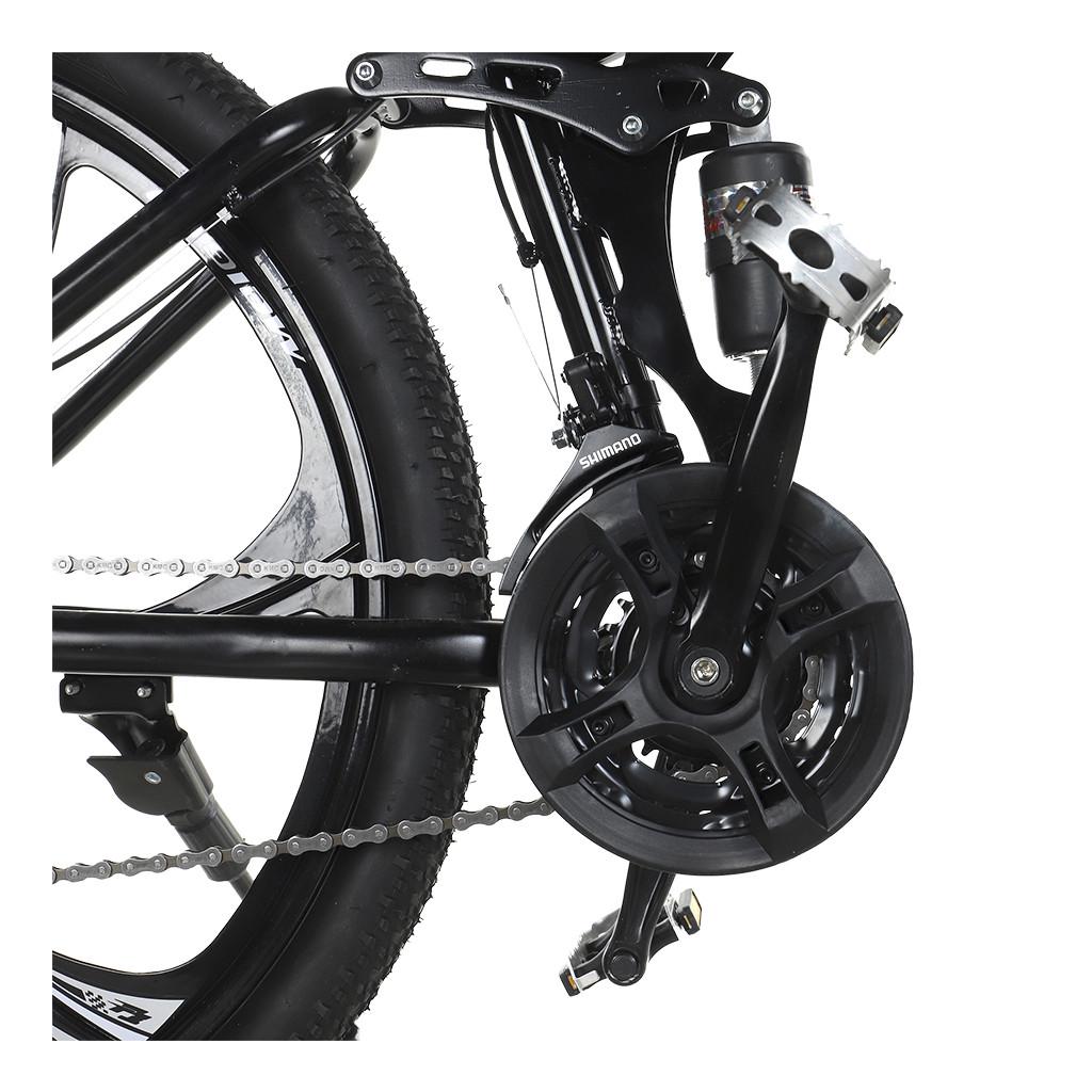 Велосипед с литыми дисками Kucher "City Power Series A" складной шины 26" рама 17" Черно-белый (1501204322) - фото 4