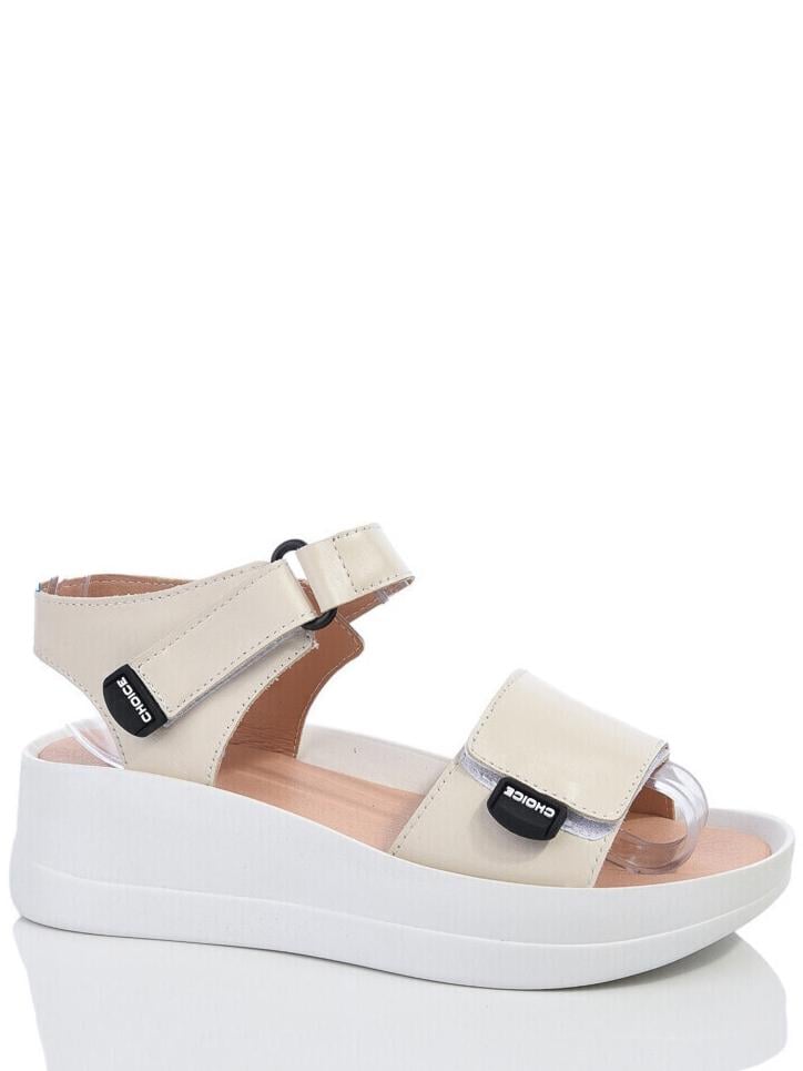 Босоножки кожаные ITTS N53--2 р. 39 Молочный