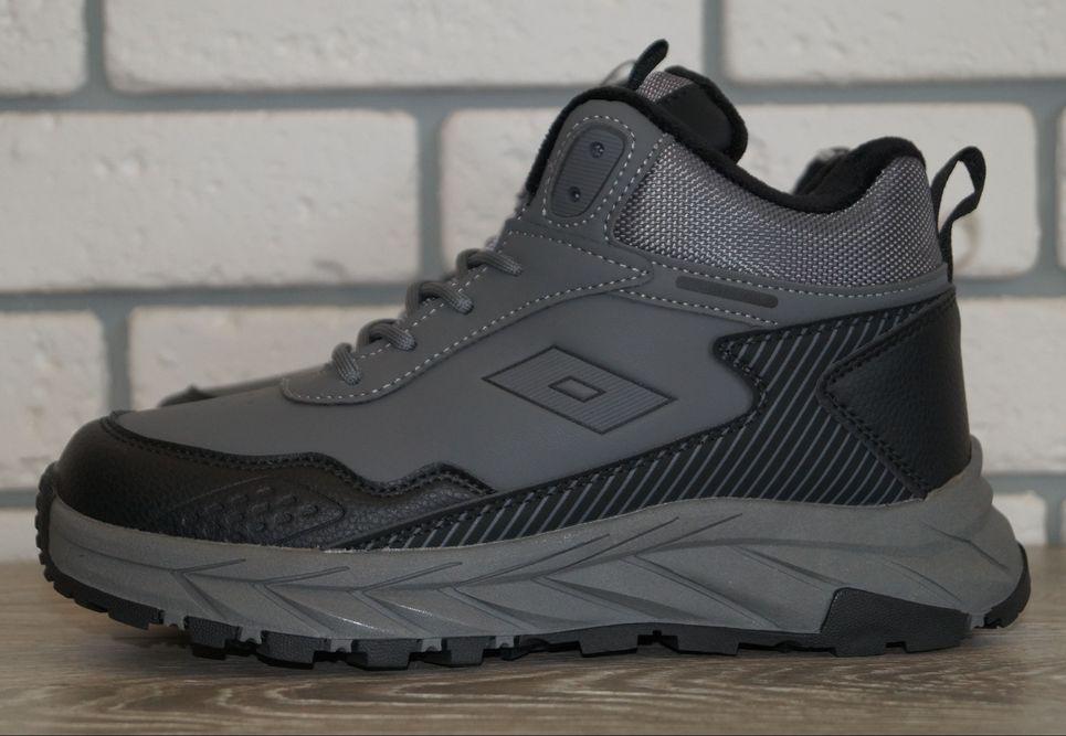 Черевики зимові підліткові FDEK р. 41 26 см Сірий/Чорний (31550-41)