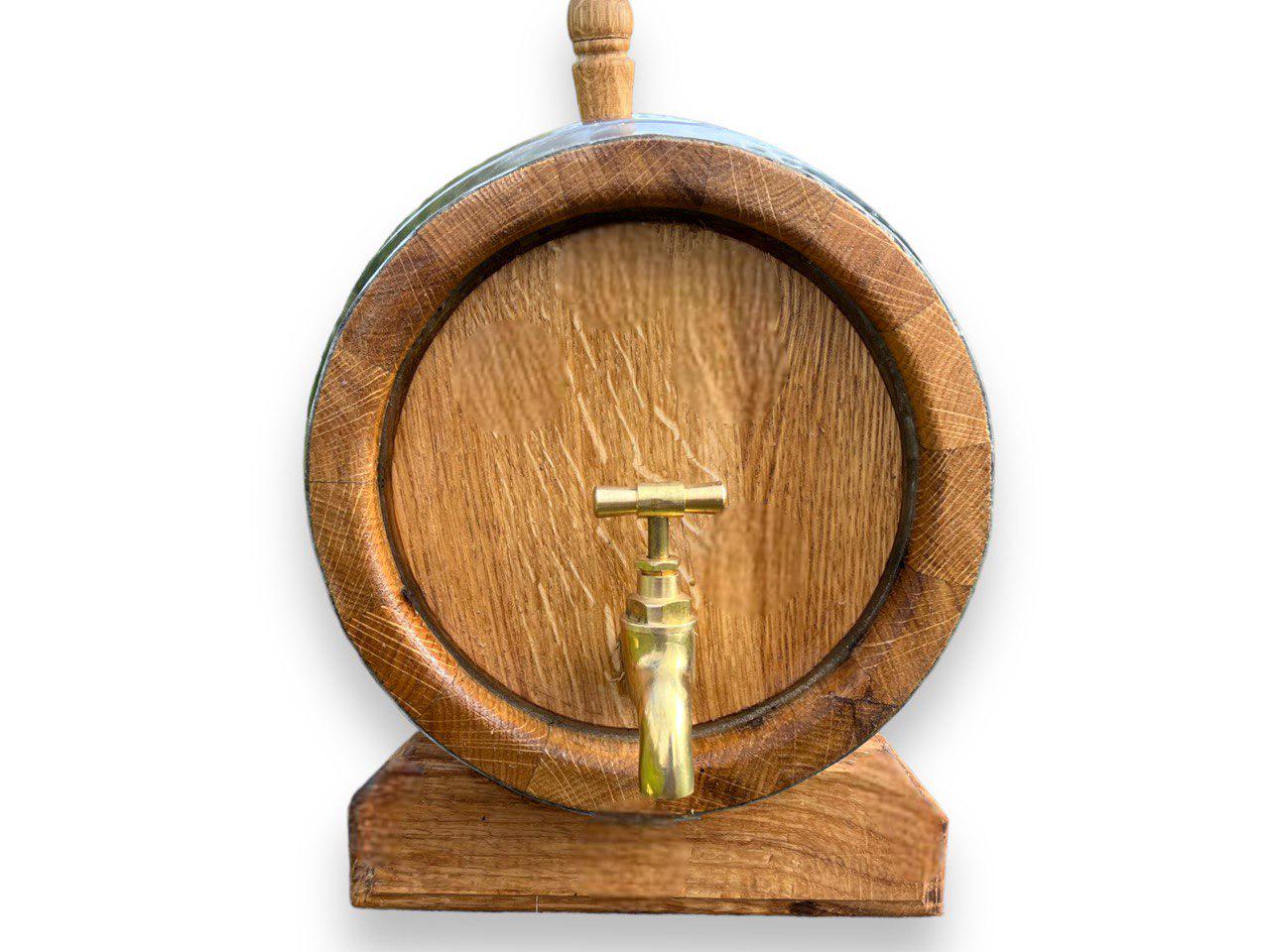 Бочка дубова з латунним краном 5 л - фото 5