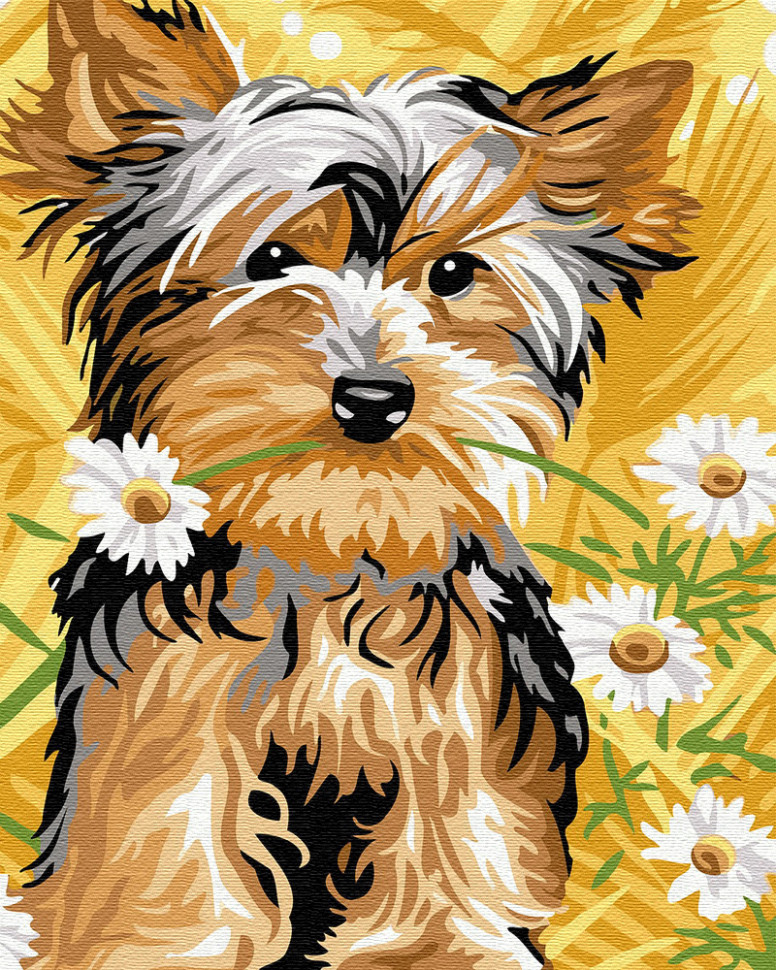 Картина по номерам Brushme Милая собачка (GX30040) Картина по номерам Brushme Милая собачка (GX30040)