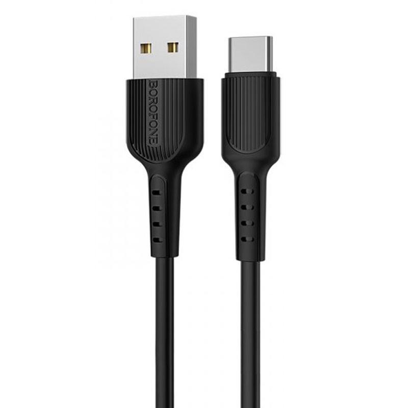 Кабель дата Borofone BX16 USB Type-C 1 м Black (00000060124_2) Кабель дата Borofone BX16 USB Type-C 1 м Black (00000060124_2)
