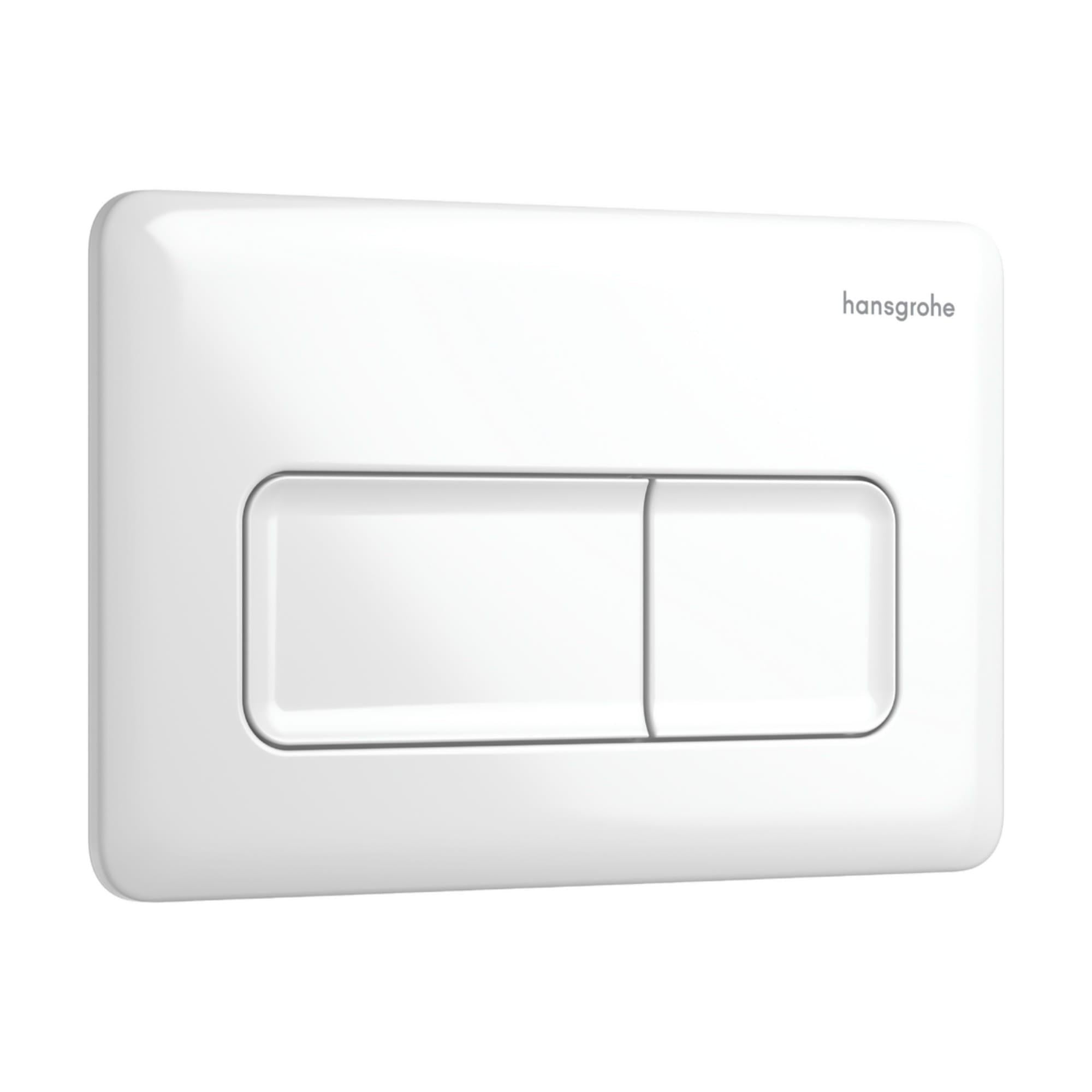 Кнопка для інсталяції Hansgrohe iFrame Original Q прямокутна Білий (66001450)