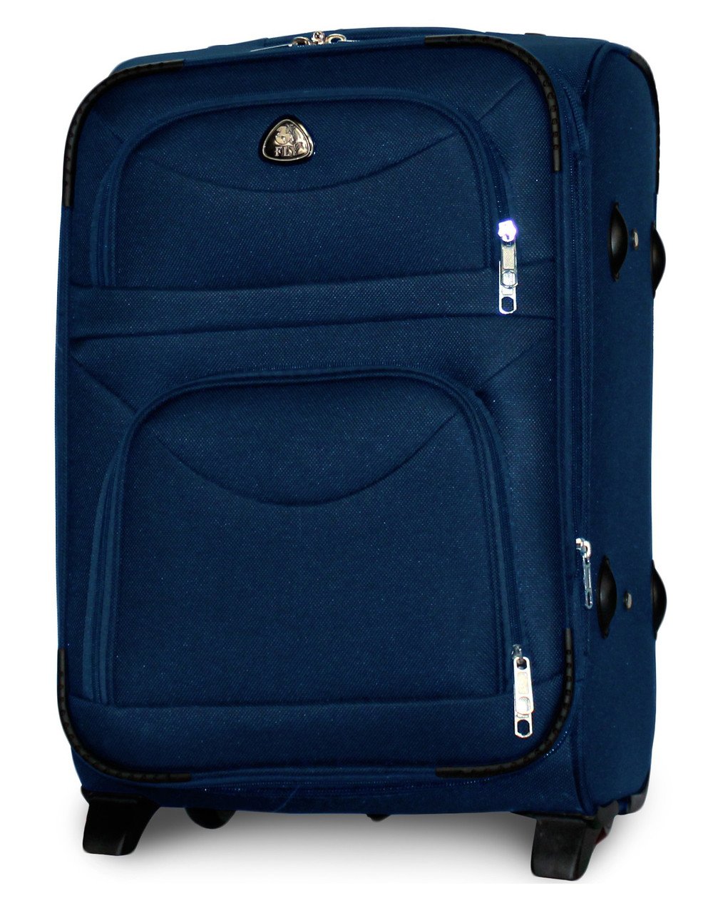 Чемодан ручная кладь Fly 6802 малый на 2 колесах 54х35х22 см Синий