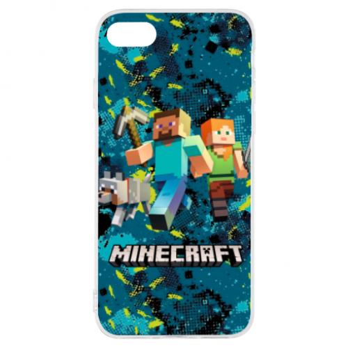 Чехол для iPhone 8 Minecraft Steve Alex And Dog (6848195-46-134799)