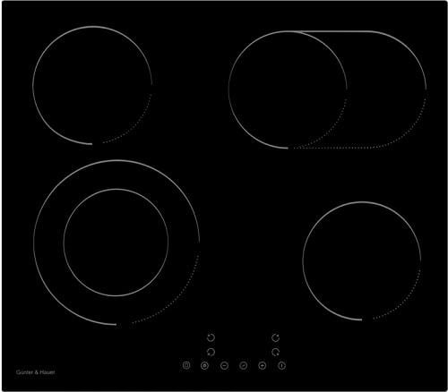 Варочная поверхность Gunter&Hauer CER 642 Черный