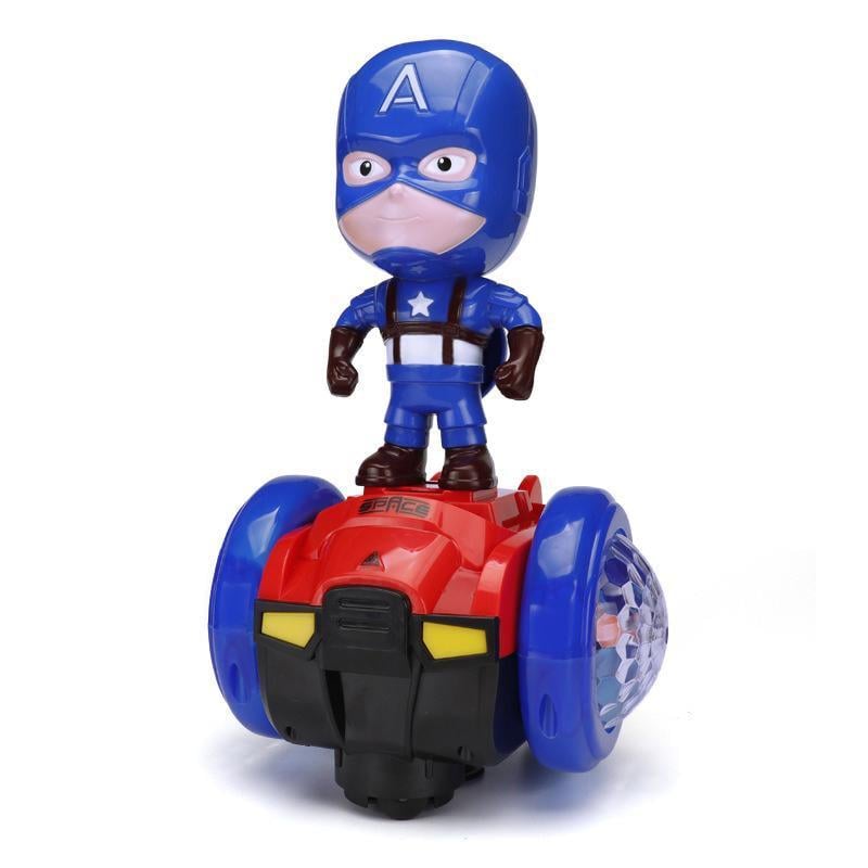 Игрушечная машинка-гироскутер Captain America с музыкальными эффектами