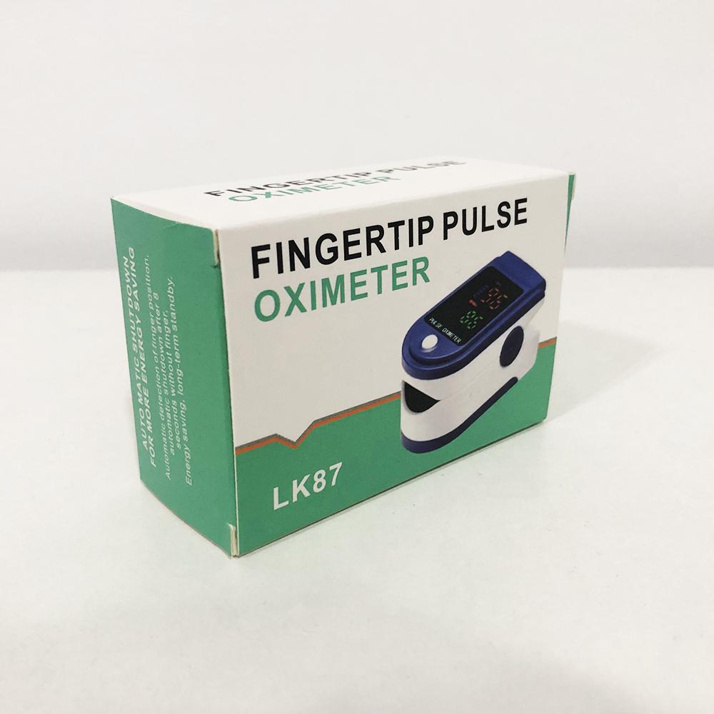 Електронний пульсоксиметр Principle Pulse Oximeter Fingertip LK87 на палець Blue - фото 2