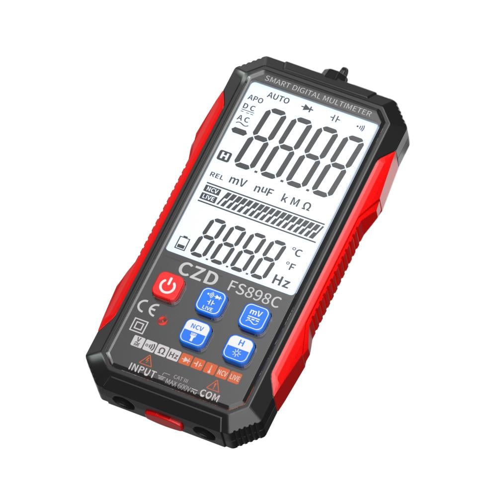 Мультиметр-тестер автоматический FS898C 6000 бит АКБ (718891)