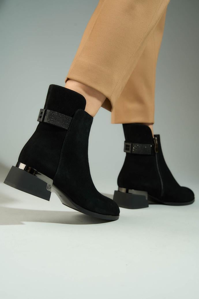 Черевики жіночі Fabio Monelli р. 39 Чорний (179182) - фото 5 Черевики жіночі Fabio Monelli р. 39 Чорний (179182) - фото 5