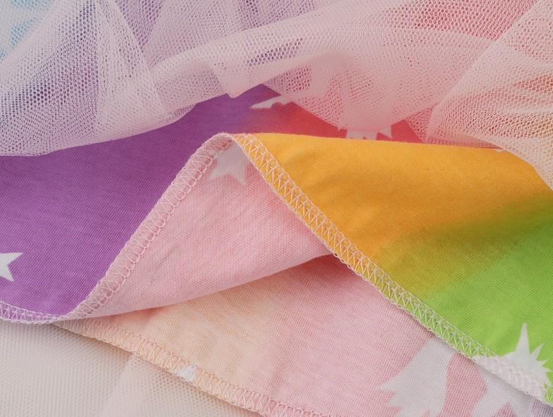 Платье детское с единорогом 92 см Розовый (23991836) - фото 5 Платье детское с единорогом 92 см Розовый (23991836) - фото 5