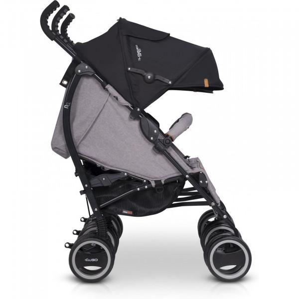 Коляска Easygo Коляска для двійні Comfort Duo 2019 grey fox, сірий (9023-EGCD-06) - фото 4