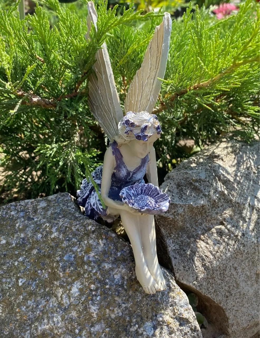 Статуэтка подсолнечная Фея Фея Украшение для офиса дома и сада - фото 3