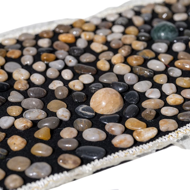 Килимок масажний для ніг inSPORTline Butwal з натуральними каменями 148x40 см (421696) - фото 2 Килимок масажний для ніг inSPORTline Butwal з натуральними каменями 148x40 см (421696) - фото 2