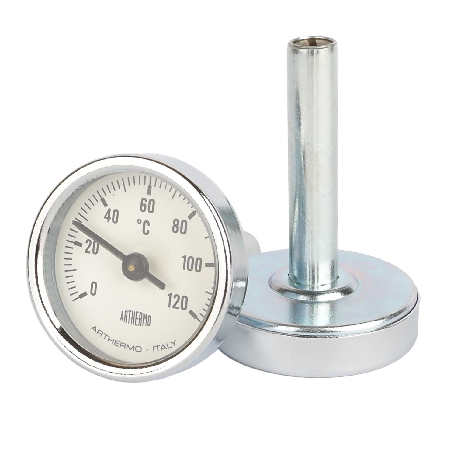 Термометр Arthermo 0-120°C биметаллический Ø 40 мм L 45 мм