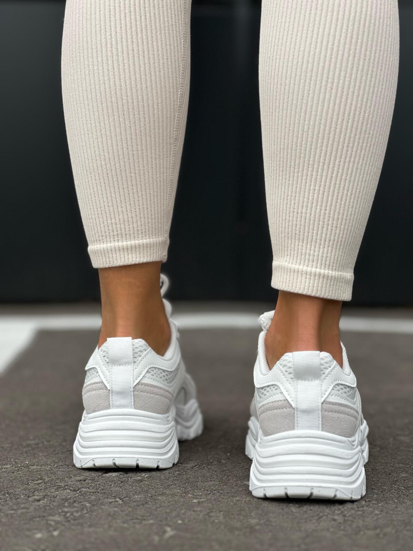 Кроссовки женские замша/текстиль р. 40 Белый (2224476s5) - фото 5 Кроссовки женские замша/текстиль р. 40 Белый (2224476s5) - фото 5