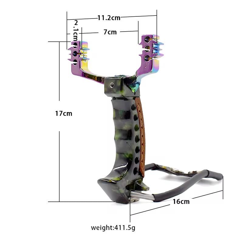 Рогатка металева SFU Chameleon з упором під руку для риболовлі/полювання (0005) - фото 2 Рогатка металева SFU Chameleon з упором під руку для риболовлі/полювання (0005) - фото 2