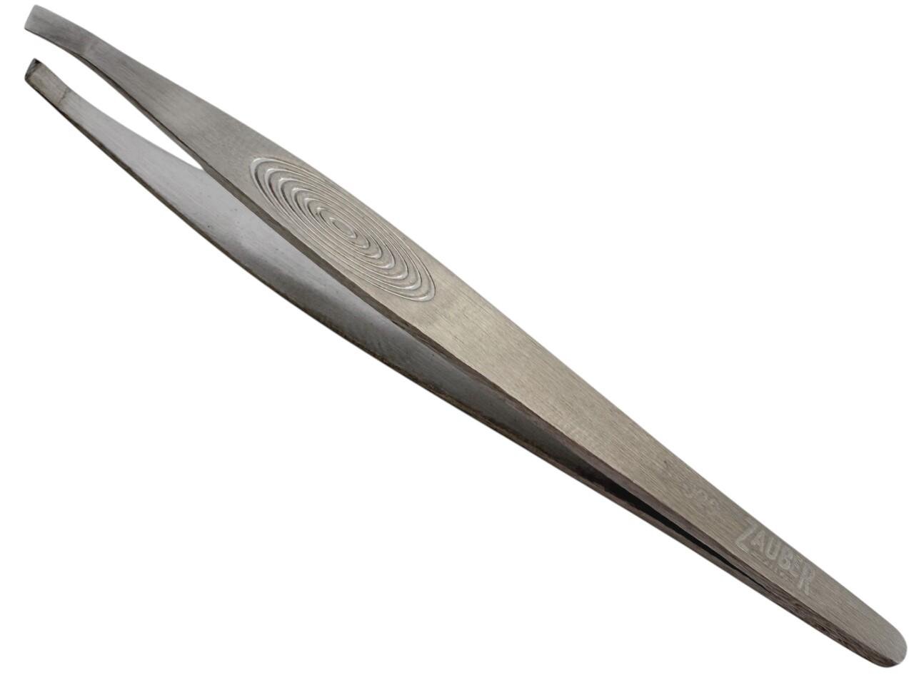 Пінцет для брів скошений Zauber-manicure T-329 (27735157)