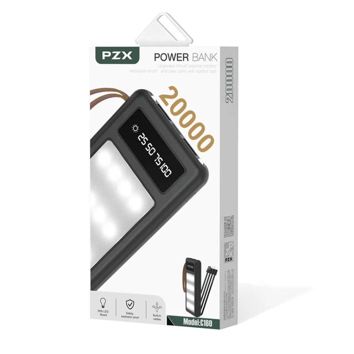 Зарядка мобільна Powerbank PZX C160 20000 mAh - фото 2