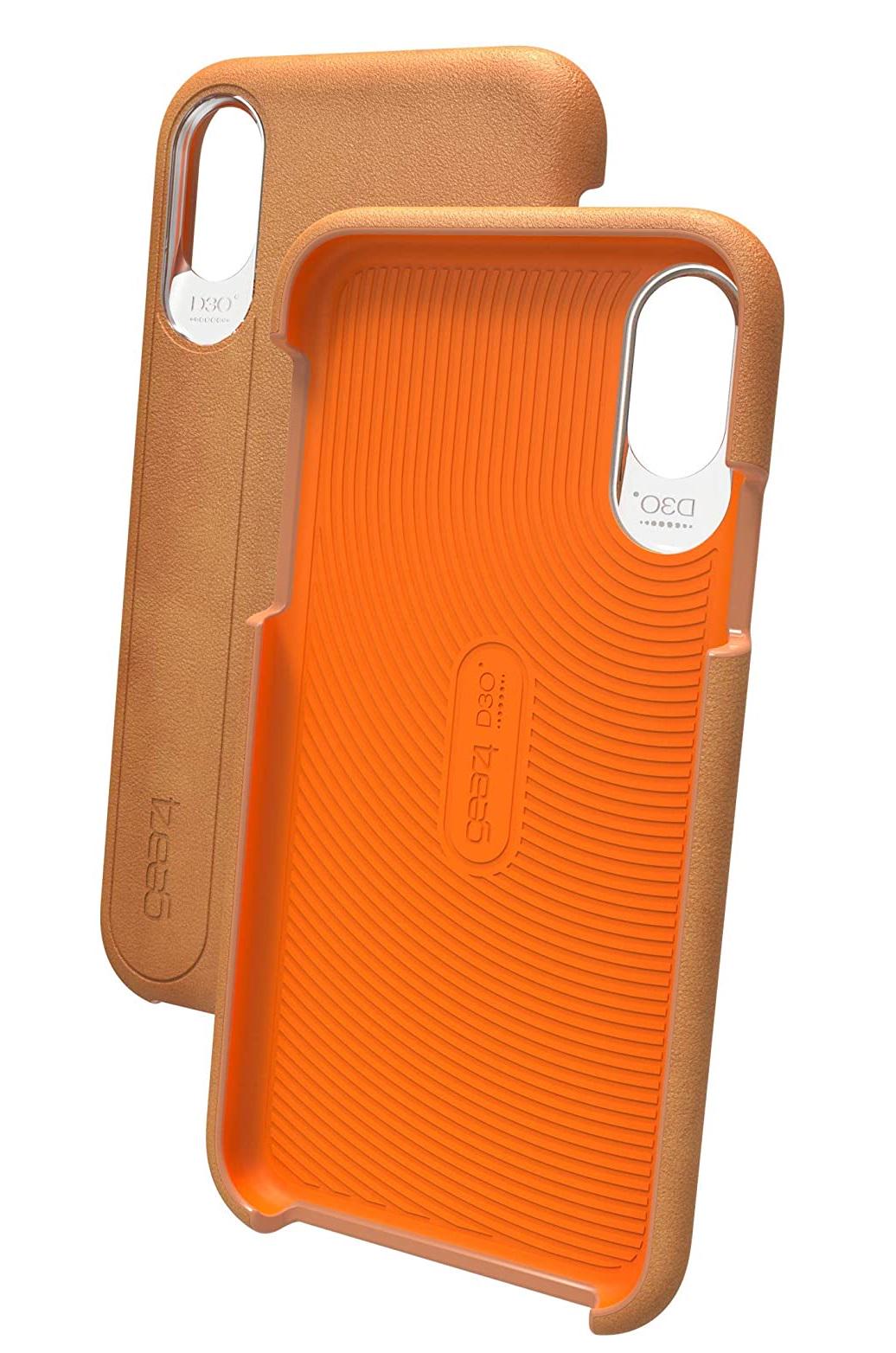Чехол кожаный противоударный Gear4 Knightsbridge Leather Case для Iphone X/XS Brown Чехол кожаный противоударный Gear4 Knightsbridge Leather Case для Iphone X/XS Brown