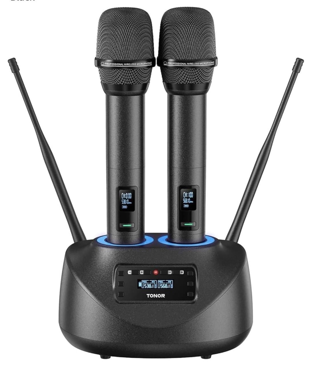 Микрофон беспроводной TONOR TW790 UHF/Bluetooth 100 каналов до 80 м 2 шт. (3025201537) Микрофон беспроводной TONOR TW790 UHF/Bluetooth 100 каналов до 80 м 2 шт. (3025201537)