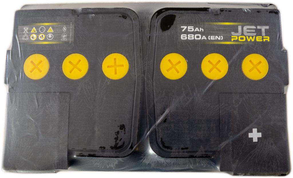 Аккумулятор Jet Power 75 обратная плюс справа 680 А (000027366) - фото 2
