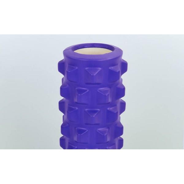 Массажный ролик OSPORT MS 0857-9 33x14 см Фиолетовый - фото 3