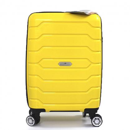 Чемодан маленький Madisson Snowball 01103 полипропилен S 58х37х22 см 35 л Желтый