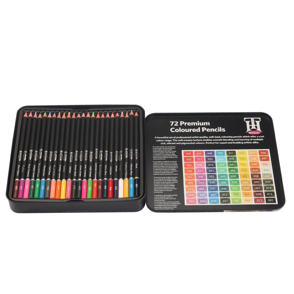 Набор цветных карандашей YOVER в металлической коробке 72 цвета (YW-PWC072) - фото 5 Набор цветных карандашей YOVER в металлической коробке 72 цвета (YW-PWC072) - фото 5