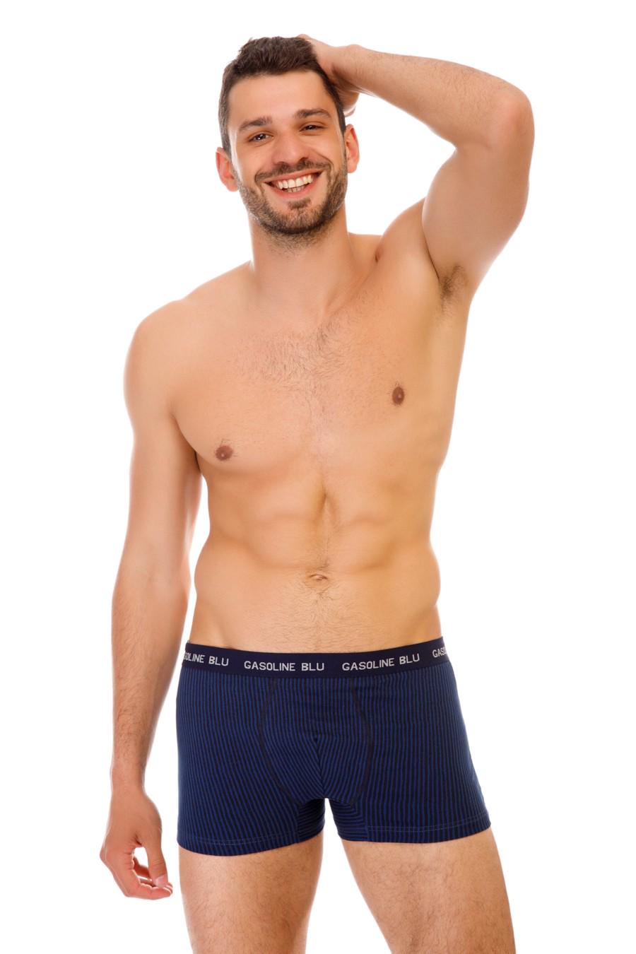 Трусы боксеры Gasoline Blu р. 48/M Синий (70851)