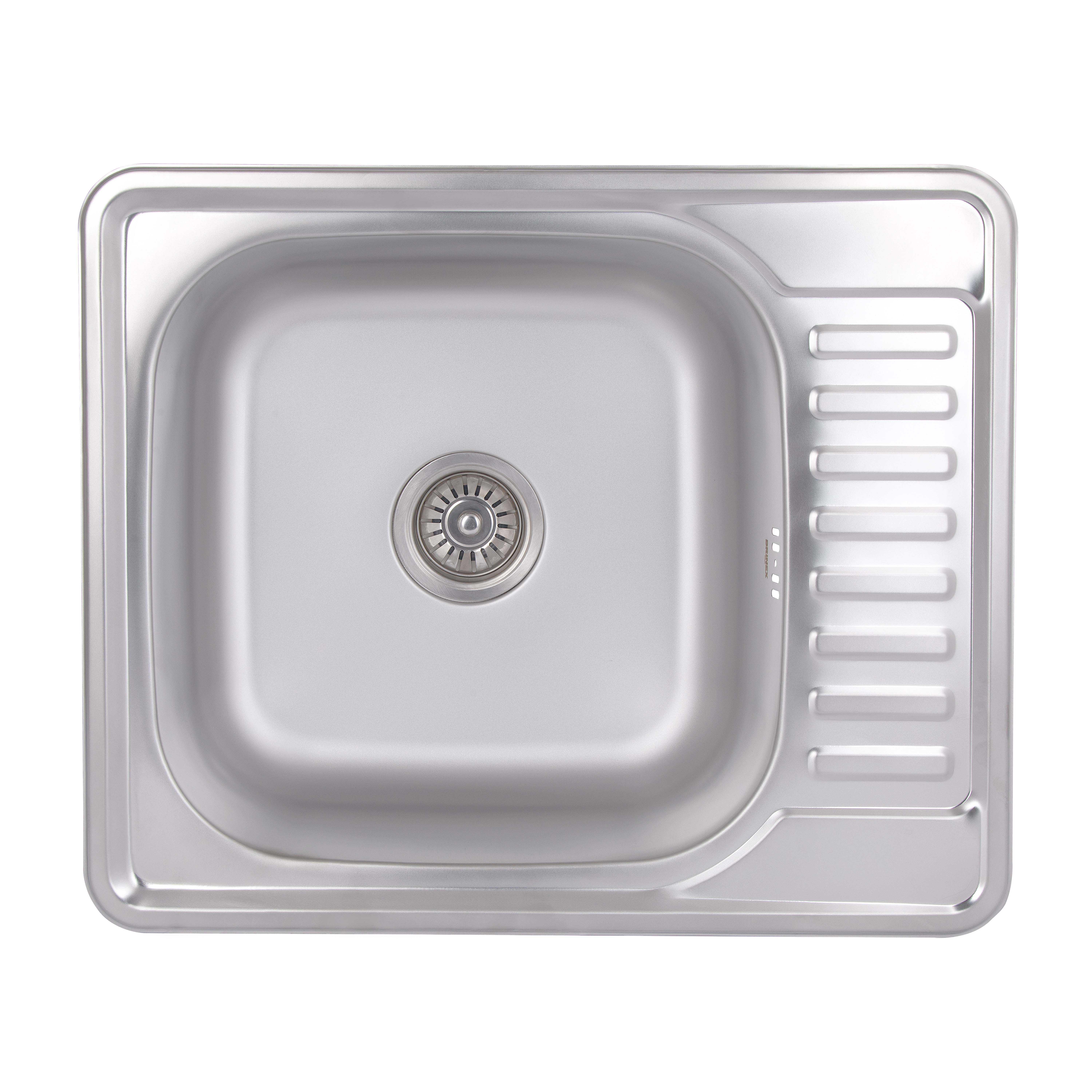 Мойка для кухни Brinex 5848 0,8 мм Satin (BRIN5848SAT08)